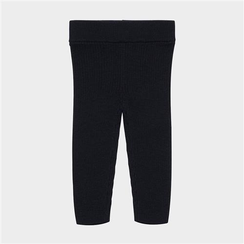 FUB Babyleggings Dark Navy  Dark Navy 80 cm Uld Marineblå  80 cm  Drenge, Piger