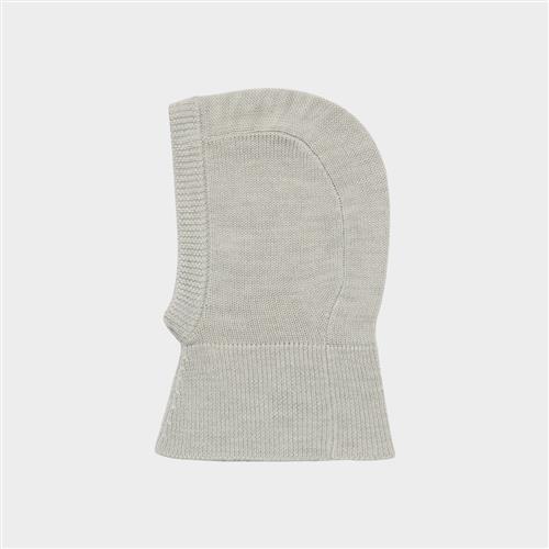 FUB Baby-balaclava I Uld Light Grey Melange  Light Grey Melange 80/86 cm Uld Grå  80/86 cm  Drenge, Piger