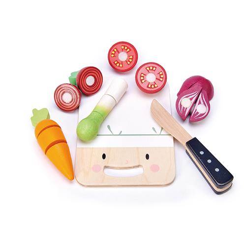 Tender Leaf Mini Chef Skærebræt Multicolor  Multicolor-OS  Rød  One Size 3-5 Years Drenge, Piger