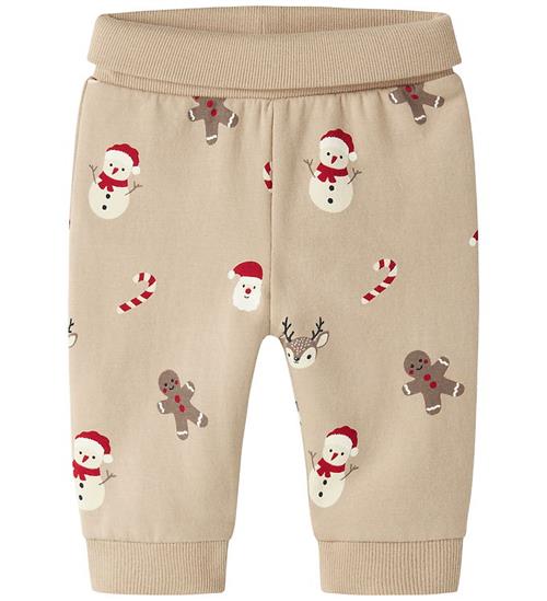 Name it Sweatpants - NBNRULLER - Sesame