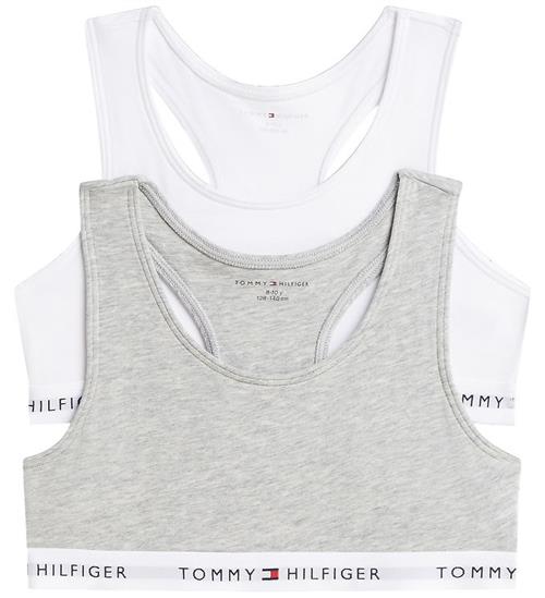 Tommy Hilfiger Toppe - 2-pak - Gry Heather/White