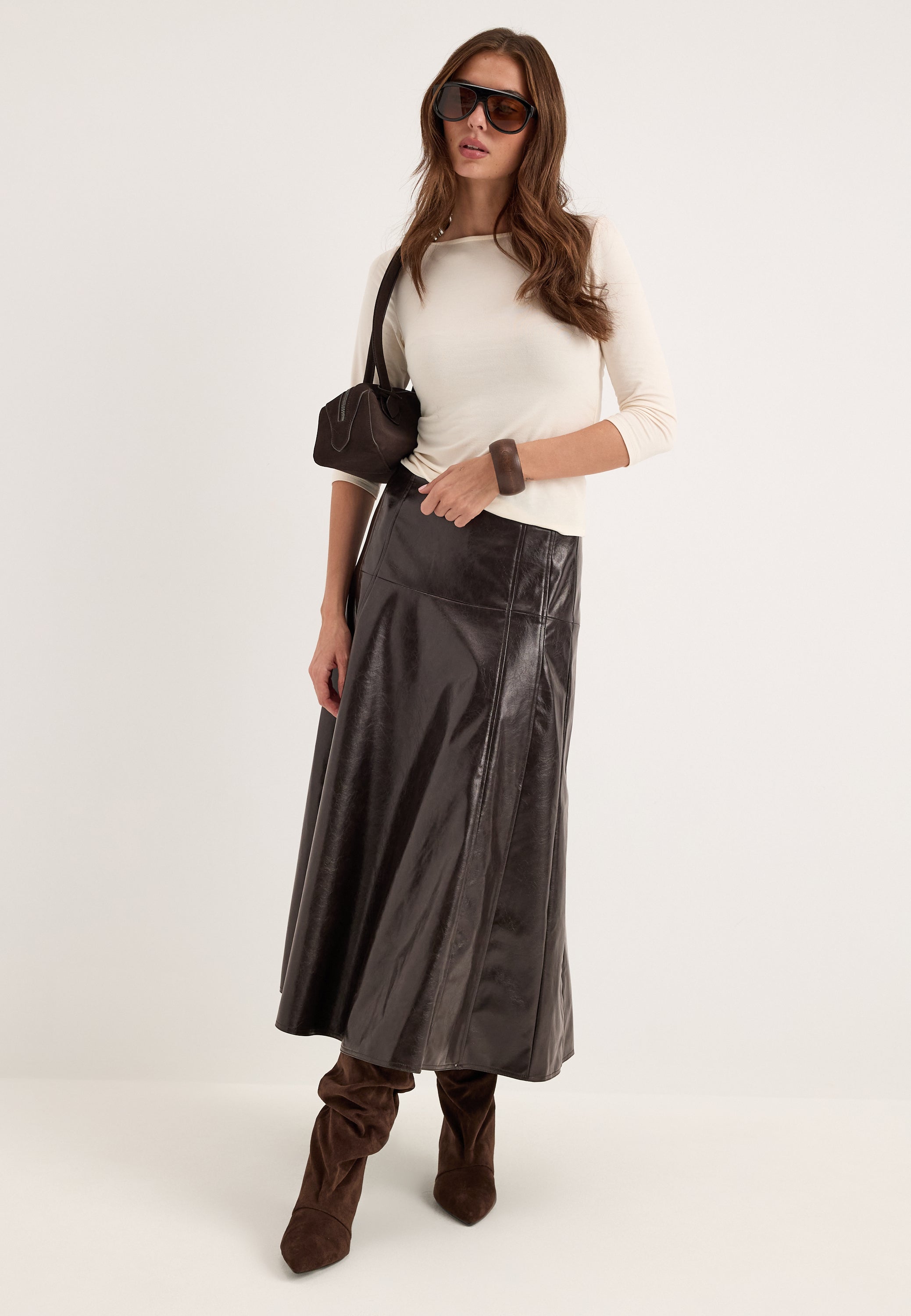 VERO MODA Vmdash Hw Coated 7-8 Skirt