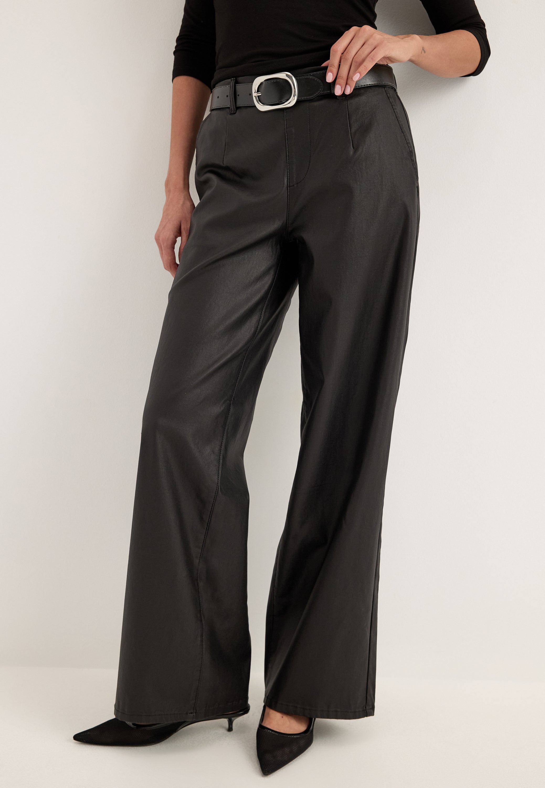 OBJECT Objlisa Belle Wide Coated Pants