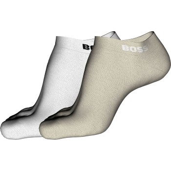 BOSS Strømper 2P AS Uni CC 152 Hvid/Beige Str 39/42