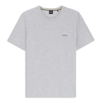 BOSS Mix and Match T-shirt With Logo Lysegrå bomuld Medium Herre