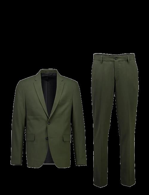 Se Lindbergh | Plain Mens Suit - Normal Length | 52 hos Booztlet