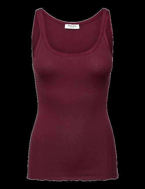 Rosemunde | Rwbelle Silk U-Neck Strap Elastic T | XL