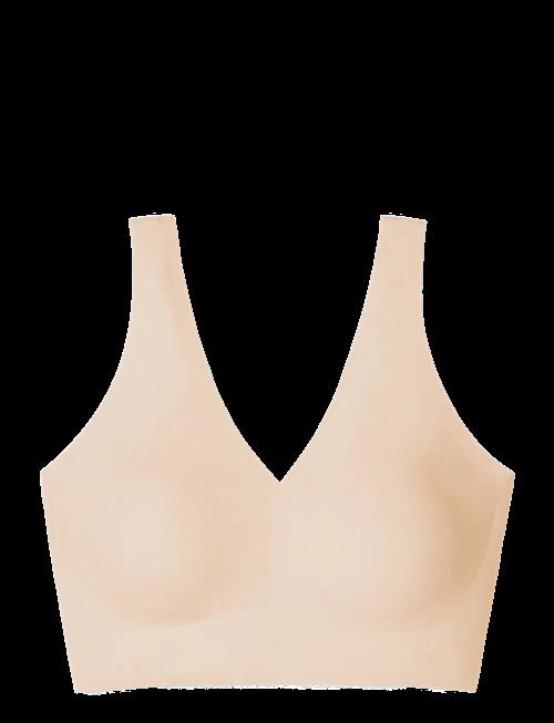 Schiesser | Microware Bustier With Removable Pads, Sand - Invisible Soft | 38