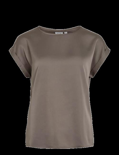 Se Vila | Viellette S/S Satin Top - Noos | 42 hos Booztlet