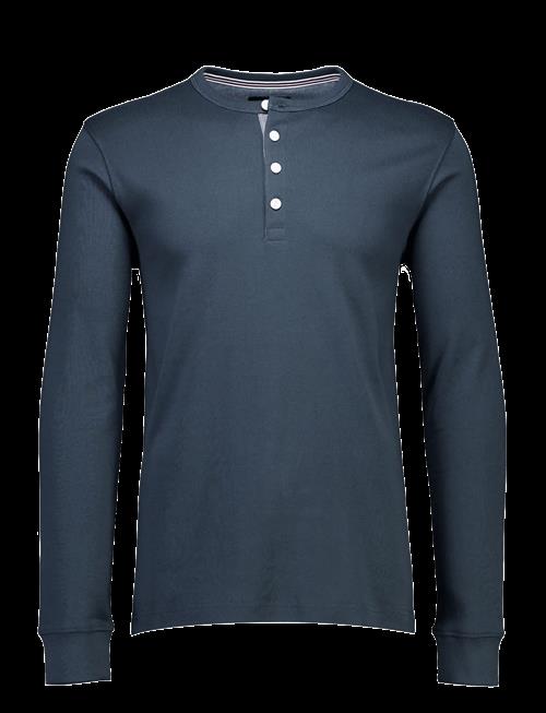 Lindbergh | Solid Gradad W Contrast Fabric L/S | XL