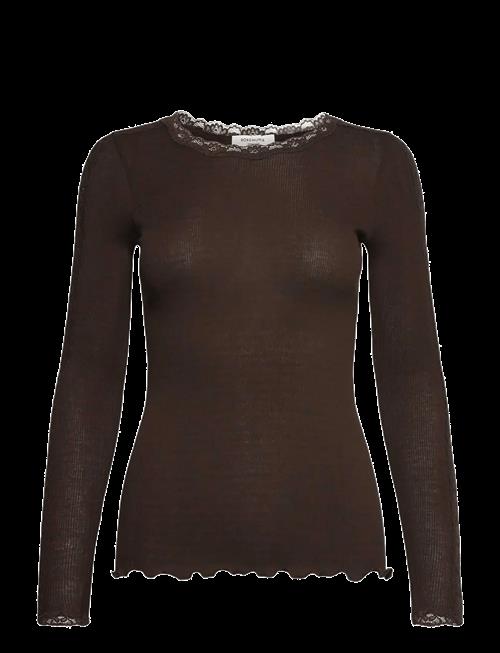 Rosemunde | Rwbernadine Organic Ls O-Neck Lace | XS