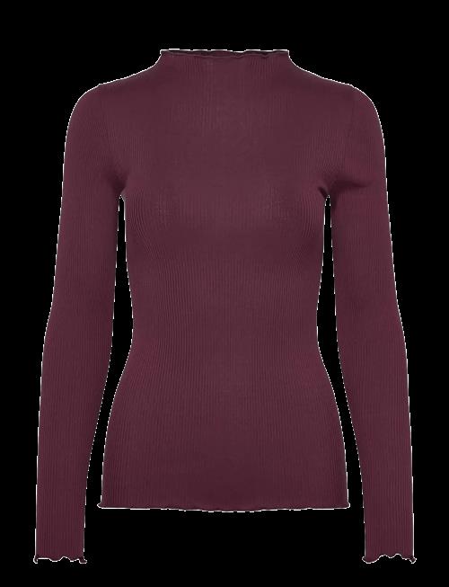 Rosemunde | Rwpearl Silk Ls T-Shirt | M