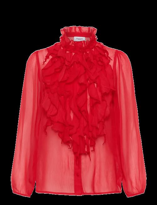 Saint Tropez | Liljasz Crinkle Ls Shirt | L
