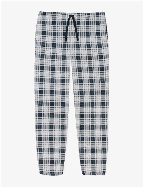 Schiesser | Long-Legged Striped Pants, Midnight Blue - Mix+ Relax | XXL