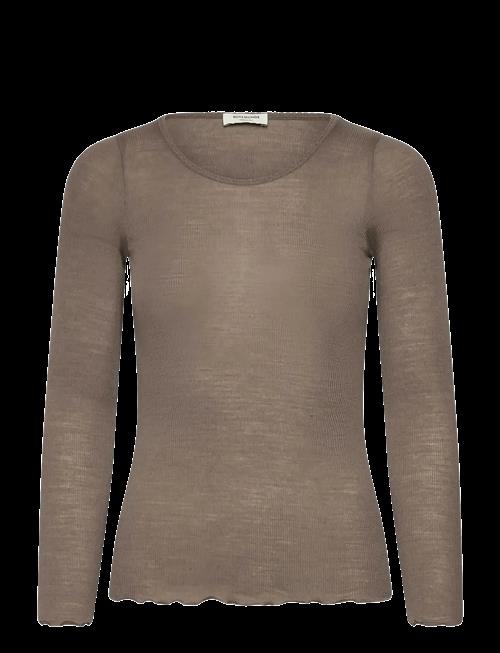 Rosemunde | Rwburlington Wool Ls O-Neck T-Shirt | L