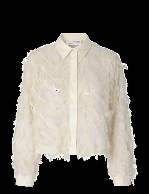 Selected | Slwmyline Ls Fluffy Cropped Shirt B | 44