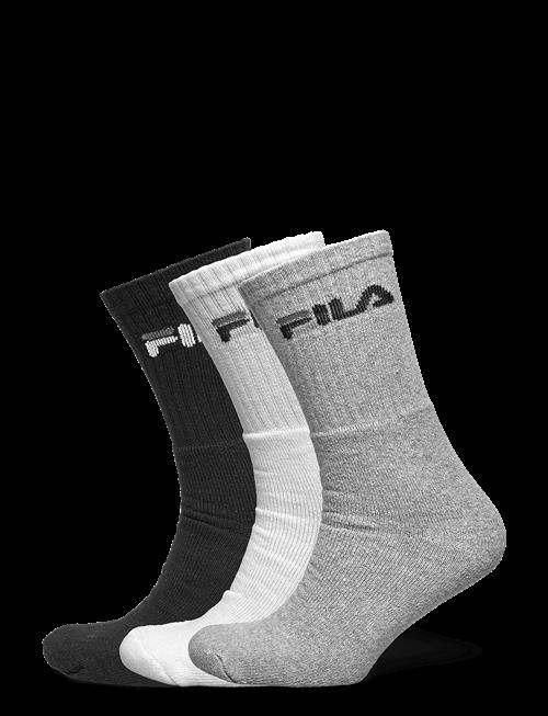 FILA Socks | Fila 3Pk Tennis Crew Logo Terry Soc | 39-42
