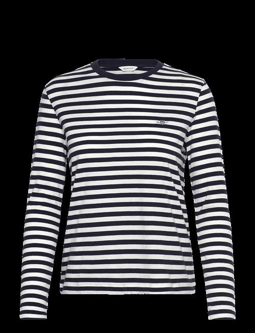 Gant | Reg Striped Shield Ls T-Shirt | XS
