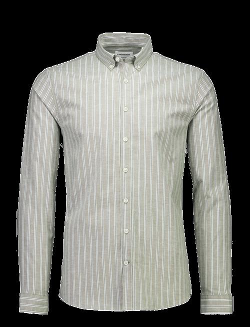 Lindbergh | Striped Superflex Oxford L/S | XL