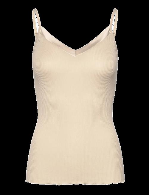 Rosemunde | Rwbeatha Silk Sl Strap Satin Tape Top | XL