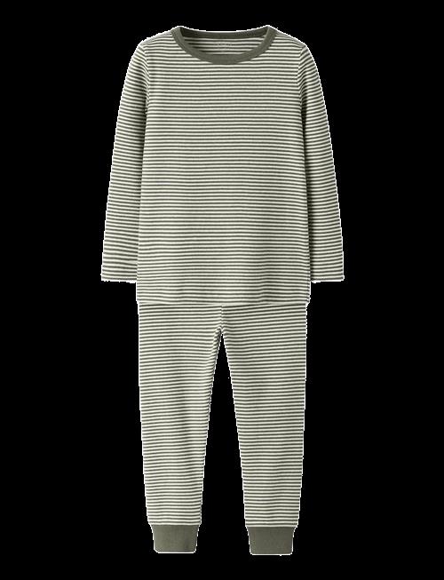 name it | Nmnnightset Stripe Rib Noos | 110-116