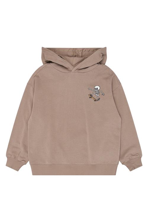 The New Virlo Hættetrøje Taupe Gray  Taupe Gray  7-8 Y  Grå  7-8 år  Drenge