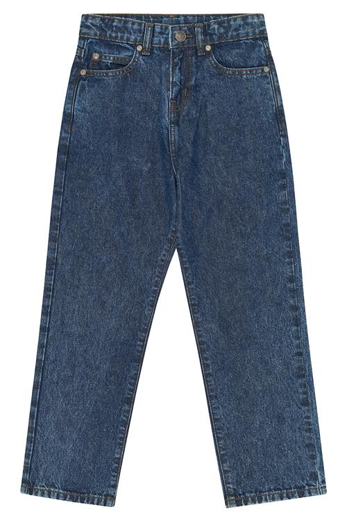The New Madrid Jeans Med Løs Pasform Dark Blue Denim  Dark Blue Denim 6 Y  Marineblå  6 år  Drenge
