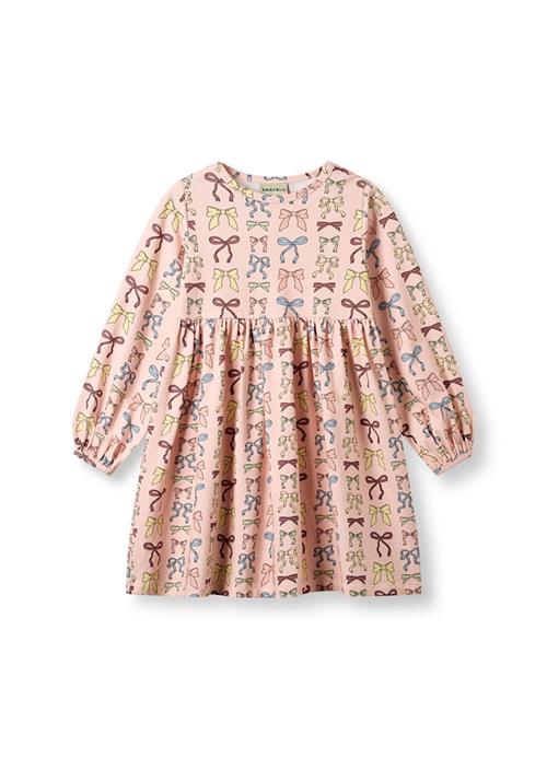 Småfolk Delblush Dress With Bows Soft shell 3-4 Y  Creme  3-4 år  Piger