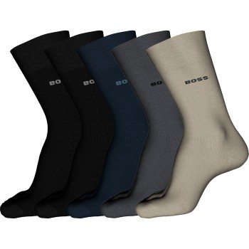 BOSS Strømper 5P RS Uni Color CC Socks Flerfarvet-2 Str 39/42