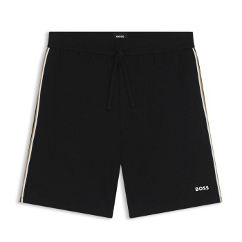 BOSS Unique Shorts CW Sort/Hvid bomuld Large Herre