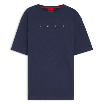 HUGO Azuri T-Shirt Marineblå bomuld Large Herre