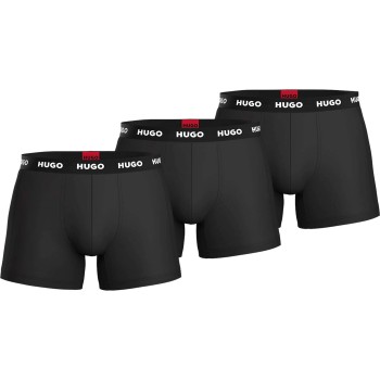 HUGO 3P Triplet Boxer Brief Rød/Sort bomuld X-Large Herre