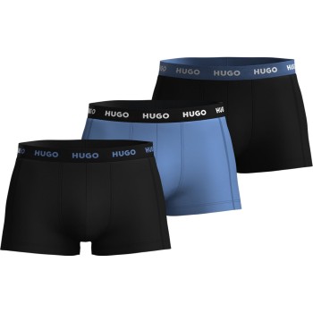 HUGO 3P Triplet Trunk Sort/Blå bomuld X-Large Herre