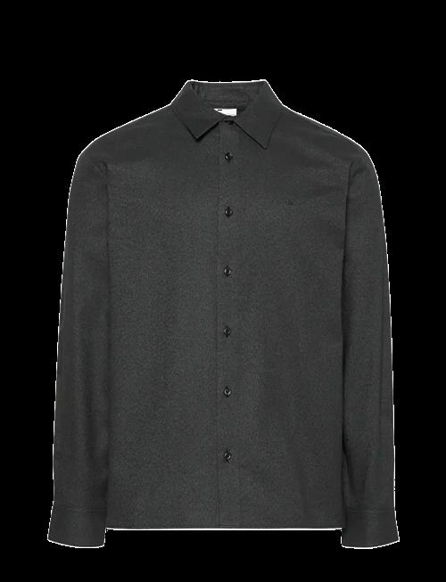 Calvin Klein | Ls Melange Flannel Easy Shirt | M