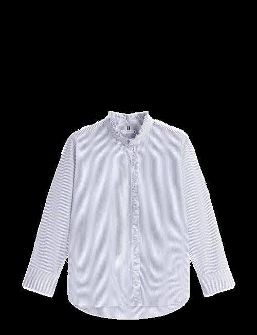 Tommy Hilfiger | Poplin Ruffle Shirt | 38