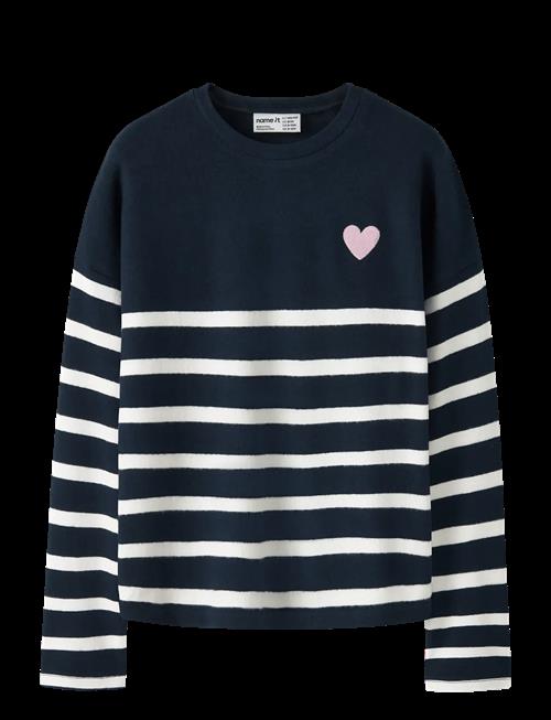 name it | Nkfline Ls Knit Ps Noos | 134-140