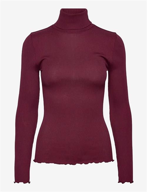 Rosemunde | Rwbeatha Silk Ls Rollneck T-Shirt | M