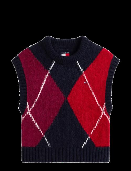 Tommy Jeans | Tjw Argyle Sweater Vest | XS