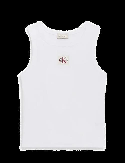 Calvin Klein Jeans | Heritage Label 2X2 Baby Rib Tank | XS