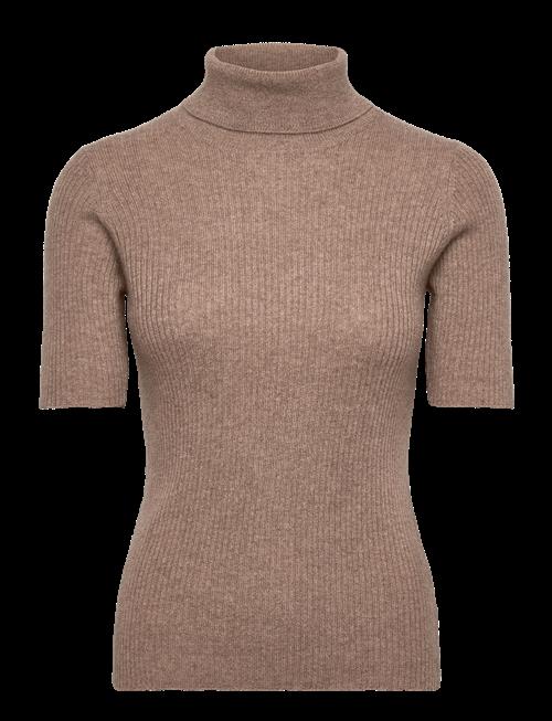 Davida Cashmere | Turtleneck Rib T-Shirt | L