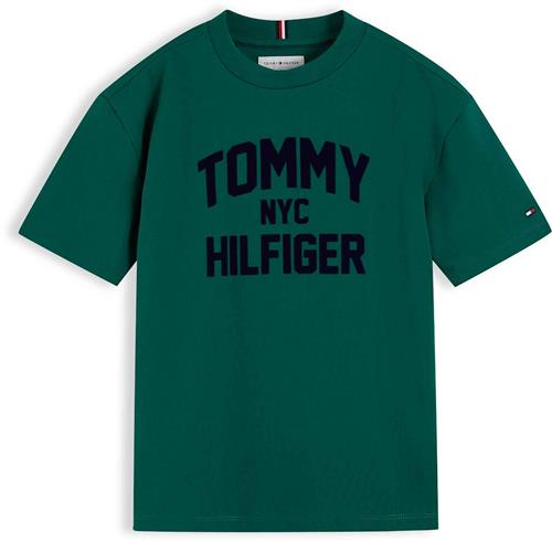 Tommy Hilfiger Brand Love T-shirt Rural Green  Rural Green 6 Y  Grøn  6 år  unisex