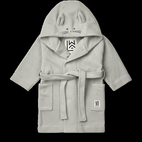 Liewood Minik Fleece-badekåbe Dove Blue  Dove Blue 3-4 Y  Blå  3-4 år  Drenge