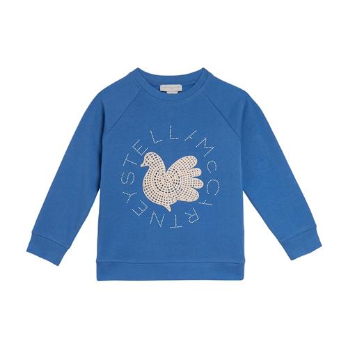 Stella McCartney Kids Hættetrøje Air Force Blue  Air Force Blue 4 Y  Blå  4 år  Piger
