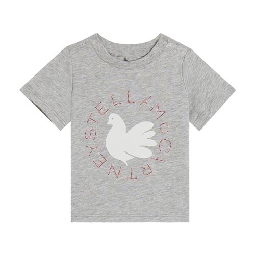 Stella McCartney Kids T-shirt Grigio Medio Melange  Grigio Medio Melange 9 Months  Grå  9 måneder  Piger