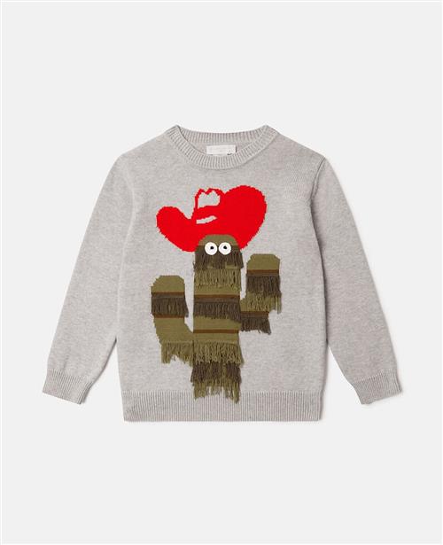 Stella McCartney Kids Striktrøje White  White 4 Y  Hvid  4 år  Drenge