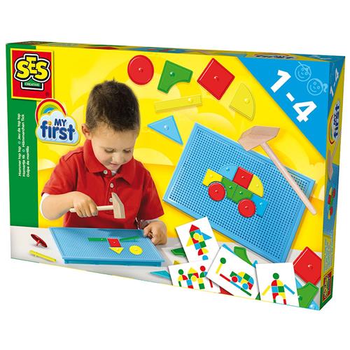 SES Creative My First Hammer Tap Tap Blue One Size  Blå  One Size 1-4 Years Drenge, Piger