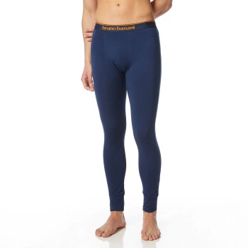 Bruno Banani Lange Underbukser Warm Up Longpant Marineblå bomuld Large Herre
