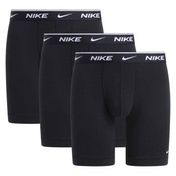 Nike 3P Essentials Cotton Stretch Boxer Long Sort bomuld 2XL Herre