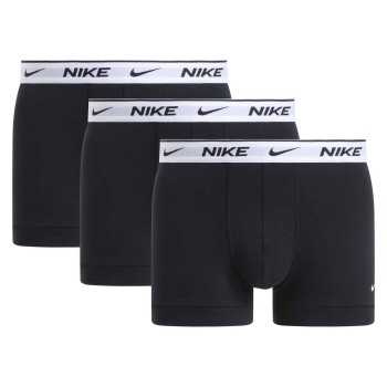 Nike 6P Everyday Essentials Cotton Stretch Trunk Hvid/Sort bomuld Medium Herre
