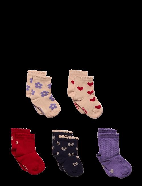 Minymo | Socks W. Pattern (5-Pack) | 31\34